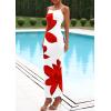 imagePRETTYGARDEN Womens Floral Maxi Dress Summer 2025 Sexy Spaghetti Strap Slip Bodycon Mesh Beach Vacation DressesWhite