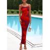 imagePRETTYGARDEN Womens Floral Maxi Dress Summer 2025 Sexy Spaghetti Strap Slip Bodycon Mesh Beach Vacation DressesWine Red