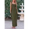 imagePRETTYGARDEN Womens 2025 Summer Wedding Guest Dress Sleeveless Ruffle Formal Cocktail Party Maxi Bodycon DressesArmy Green