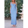 imagePRETTYGARDEN Womens 2025 Summer Wedding Guest Dress Sleeveless Ruffle Formal Cocktail Party Maxi Bodycon DressesLight Blue