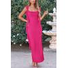 imagePRETTYGARDEN Womens 2025 Summer Wedding Guest Dress Sleeveless Ruffle Formal Cocktail Party Maxi Bodycon DressesRose Red
