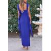 imagePRETTYGARDEN Womens 2025 Summer Wedding Guest Dress Sleeveless Ruffle Formal Cocktail Party Maxi Bodycon DressesRoyal Blue