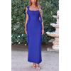 imagePRETTYGARDEN Womens 2025 Summer Wedding Guest Dress Sleeveless Ruffle Formal Cocktail Party Maxi Bodycon DressesRoyal Blue