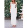 imagePRETTYGARDEN Womens 2025 Summer Wedding Guest Dress Sleeveless Ruffle Formal Cocktail Party Maxi Bodycon DressesWhite