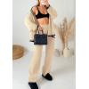 imagePRETTYGARDEN Lounge Sets for Women Fall 2025 Loungewear 2 Piece Outfits Cardigan Sweaters Track Suit Matching Winter ClothingBeige