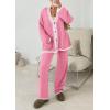 imagePRETTYGARDEN Lounge Sets for Women Fall 2025 Loungewear 2 Piece Outfits Cardigan Sweaters Track Suit Matching Winter ClothingPink