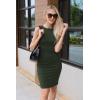 imagePRETTYGARDEN Women Bodycon Midi Dress 2025 Summer Spring Casual Vacation Sundress Fitted Sleeveless Tank DressesArmy Green