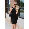 imagePRETTYGARDEN Women Bodycon Midi Dress 2025 Summer Spring Casual Vacation Sundress Fitted Sleeveless Tank DressesBlack