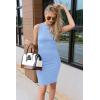 imagePRETTYGARDEN Women Bodycon Midi Dress 2025 Summer Spring Casual Vacation Sundress Fitted Sleeveless Tank DressesLight Blue