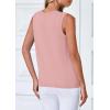 imagePRETTYGARDEN Womens Sweater Vest Cardigans 2025 Fall Lightweight Casual Sleeveless Button Down Knit Tank TopsPink