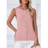 imagePRETTYGARDEN Womens Sweater Vest Cardigans 2025 Fall Lightweight Casual Sleeveless Button Down Knit Tank TopsPink