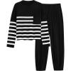 Striped Black