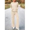 imagePRETTYGARDEN 2 Piece Sets for Women Fall 2025 Sweatsuits Outfits Lounge Matching Hoodie Set Travel Track Suits Winter ClothesBeige