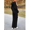 imagePRETTYGARDEN 2 Piece Sets for Women Fall 2025 Sweatsuits Outfits Lounge Matching Hoodie Set Travel Track Suits Winter ClothesBlack