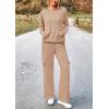imagePRETTYGARDEN 2 Piece Sets for Women Fall 2025 Sweatsuits Outfits Lounge Matching Hoodie Set Travel Track Suits Winter ClothesLight Khaki