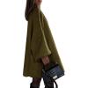 imagePRETTYGARDEN Long Cardigan Sweaters for Women Trendy Fall 2025 Oversized Knit Sweater Jacket Coats Winter Fashion ClothingArmy Green