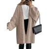 imagePRETTYGARDEN Long Cardigan Sweaters for Women Trendy Fall 2025 Oversized Knit Sweater Jacket Coats Winter Fashion ClothingCamel