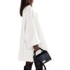 imagePRETTYGARDEN Long Cardigan Sweaters for Women Trendy Fall 2025 Oversized Knit Sweater Jacket Coats Winter Fashion ClothingWhite