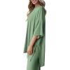 imagePRETTYGARDEN Two Piece Sets For Women Summer Fashion Lounge Matching Set 2025 Travel Vacation Airport Outfits ClothingBean Green