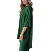imagePRETTYGARDEN Two Piece Sets For Women Summer Fashion Lounge Matching Set 2025 Travel Vacation Airport Outfits ClothingDark Green
