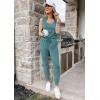 imagePRETTYGARDEN Womens Two Piece Outfit Sets Summer Casual Sleeveless Crewneck Tops Matching Travel Tracksuit Lounge WearGrey Green