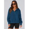 imagePRETTYGARDEN Womens Zip Up Y2K Hoodies 2025 Fall Fashion Long Sleeve Hooded Fleece Sweatshirts Casual Jacket Winter ClothesDark Blue