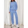 imagePRETTYGARDEN Womens 2 Piece Lounge Sets Fall Clothes Hoodies Sweatshirt Joggers Sweatpants Sweatsuits 2025 Airport OutfitsLight Blue