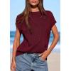 imagePRETTYGARDEN Womens 2026 Spring Sweater Vest Trendy Flower Knit Short Sleeve Cute Pullover Tank Tops Summer Fashion ClothingBurgundy