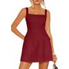 imagePRETTYGARDEN Womens Summer Sleeveless Mini Dress Square Neck A Line Short Cocktail Party Dresses Trendy 2026 Spring ClothesWine Red