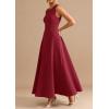 imagePRETTYGARDEN Womens Summer Tank Maxi Dress 2026 Spring Sleeveless Swing A Line Long Flowy Elegant Cocktail Dresses PocketsBurgundy
