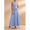 imagePRETTYGARDEN Womens Summer Tank Maxi Dress 2026 Spring Sleeveless Swing A Line Long Flowy Elegant Cocktail Dresses PocketsLight Blue