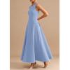 imagePRETTYGARDEN Womens Summer Tank Maxi Dress 2026 Spring Sleeveless Swing A Line Long Flowy Elegant Cocktail Dresses PocketsLight Blue