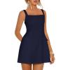 imagePRETTYGARDEN Womens Summer Sleeveless Mini Dress Square Neck A Line Short Cocktail Party Dresses Trendy 2026 Spring ClothesNavy Blue