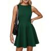 imagePRETTYGARDEN A Line Dresses for Women 2026 Elegant Classy Sleeveless Summer Short Tank Cocktail Party Spring Mini DressDark Green
