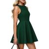 imagePRETTYGARDEN A Line Dresses for Women 2026 Elegant Classy Sleeveless Summer Short Tank Cocktail Party Spring Mini DressDark Green