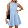 imagePRETTYGARDEN A Line Dresses for Women 2026 Elegant Classy Sleeveless Summer Short Tank Cocktail Party Spring Mini DressLight Blue