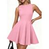 imagePRETTYGARDEN A Line Dresses for Women 2026 Elegant Classy Sleeveless Summer Short Tank Cocktail Party Spring Mini DressPink