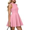 imagePRETTYGARDEN A Line Dresses for Women 2026 Elegant Classy Sleeveless Summer Short Tank Cocktail Party Spring Mini DressPink