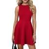 imagePRETTYGARDEN A Line Dresses for Women 2026 Elegant Classy Sleeveless Summer Short Tank Cocktail Party Spring Mini DressRed