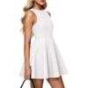 imagePRETTYGARDEN A Line Dresses for Women 2026 Elegant Classy Sleeveless Summer Short Tank Cocktail Party Spring Mini DressWhite