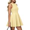 imagePRETTYGARDEN A Line Dresses for Women 2026 Elegant Classy Sleeveless Summer Short Tank Cocktail Party Spring Mini DressYellow
