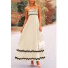 imagePRETTYGARDEN Womens 2025 Summer Flowy Maxi Dress Casual Sleeveless Spaghetti Strap Ruffle Beach Long DressesLight Beige