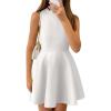 imagePRETTYGARDEN A Line Dresses for Women 2026 Elegant Classy Sleeveless Summer Short Tank Cocktail Party Spring Mini DressWhite
