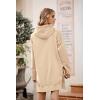 imagePRETTYGARDEN Sweatshirt for Women 2026 Fall Oversized Pullover Long Sleeve Casual Hoodie Dress Kangaroo Pocket Winter ClothesApricot