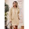 imagePRETTYGARDEN Sweatshirt for Women 2026 Fall Oversized Pullover Long Sleeve Casual Hoodie Dress Kangaroo Pocket Winter ClothesApricot