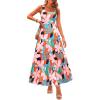 Floral Orange Pink