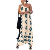 imagePRETTYGARDEN Womens 2026 Summer One Shoulder Maxi Dress Printed Flowy Boho Long Sundresses Spring Beach Vacation ClothesApricot Blue Floral