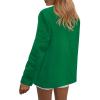 image:imagePRETTYGARDEN Blazers for Women Business Casual Outfits 2026 Spring Open Front Long Sleeve Suit Jackets Office Work BlazerGreen