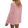 image:imagePRETTYGARDEN Blazers for Women Business Casual Outfits 2026 Spring Open Front Long Sleeve Suit Jackets Office Work BlazerPink