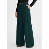 image:imagePRETTYGARDEN Womens Spring Wide Leg Trousers 2026 High Elastic Waist Loose Pleated Long Flowy Palazzo Work Pants with PocketsDark Green